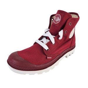 Palladium Blanc Hi Vapor Rio Red Hiking Canva